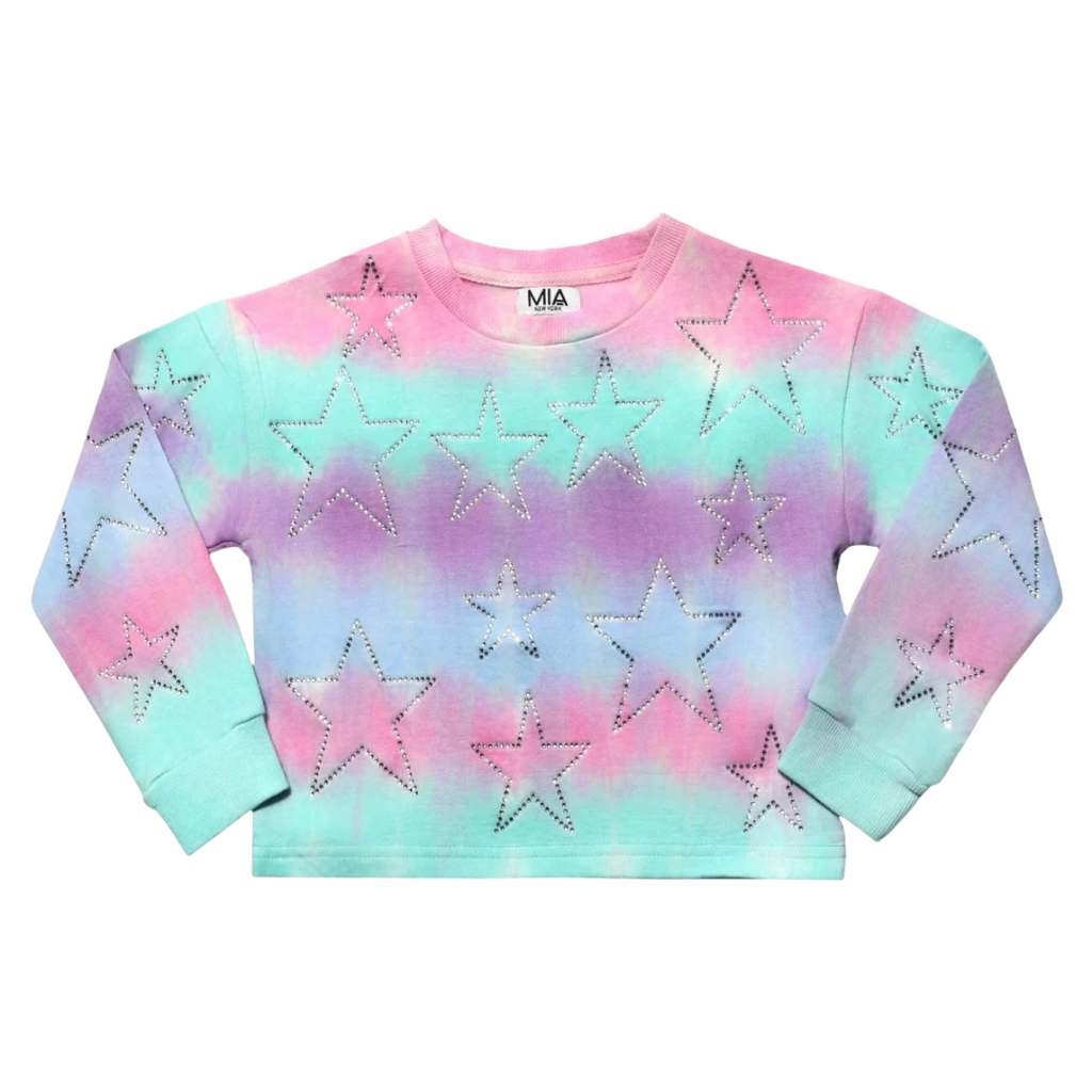 MIA NEW YORK Cotton Candy Stars Sweatshirt