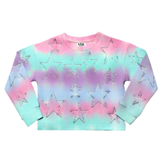 MIA NEW YORK Cotton Candy Stars Sweatshirt
