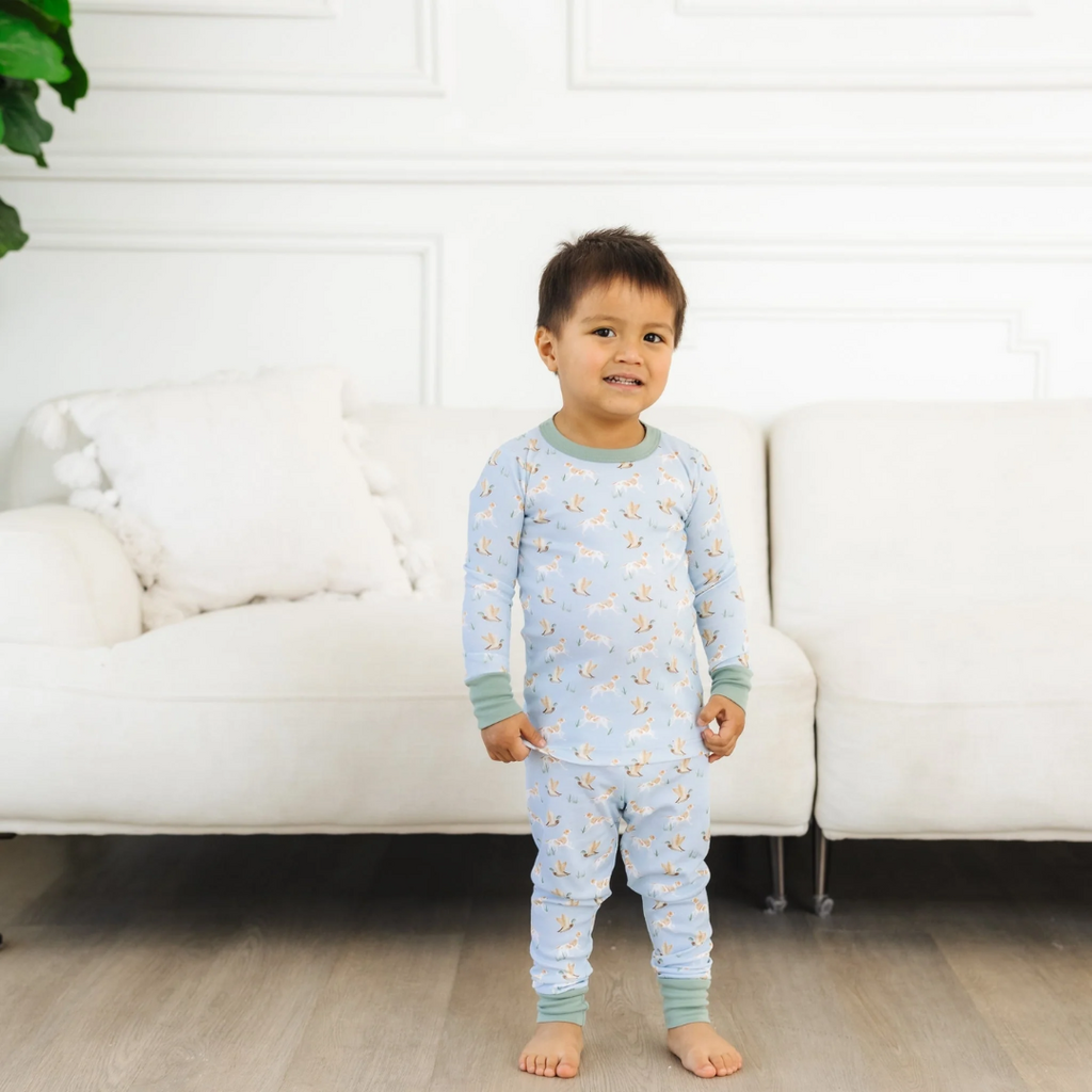 LUNA+ARLO Duck and Hound Long Pajamas