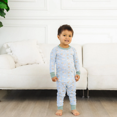 LUNA+ARLO Duck and Hound Long Pajamas