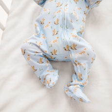 LUNA+ARLO Duck and Hound Zip Footie