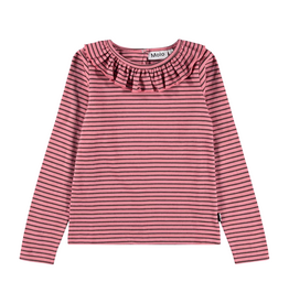 MOLO Rica Pink Bark Stripe Top
