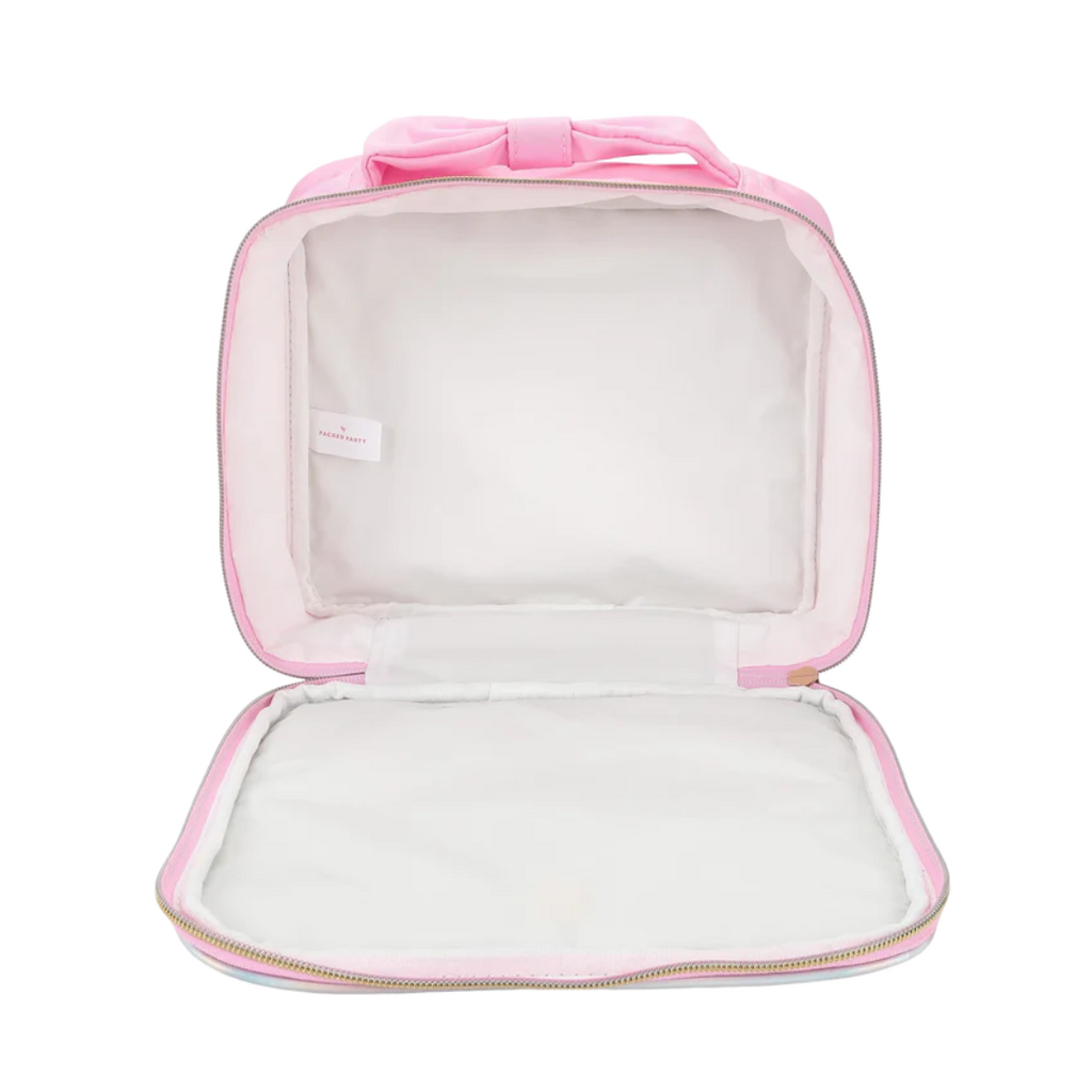 PACKED PARTY "Taylor" Quilted Confetti Hearts Insulated Lunchbox