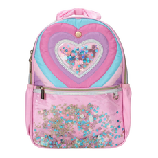 PACKED PARTY "Taylor" Quilted Confetti Hearts Backpack