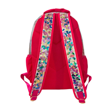 PACKED PARTY "Audrey" Bow & Jewels Confettie Clear Backpack