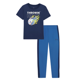 UNDER ARMOUR UA THROWN HEAT SS JOGGER SET