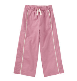 LACE TRIM TRACK PANTS Hydrangea