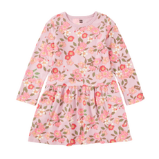 LONG SLEEVE POCKET DRESS Rosa Canina