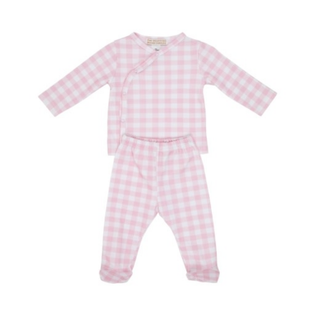 THE BEAUFORT BONNET COMPANY CAMERON CROSS-FRONT SET - Palm Beach Pink