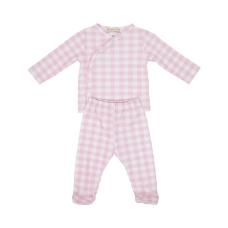 THE BEAUFORT BONNET COMPANY CAMERON CROSS-FRONT SET - Palm Beach Pink