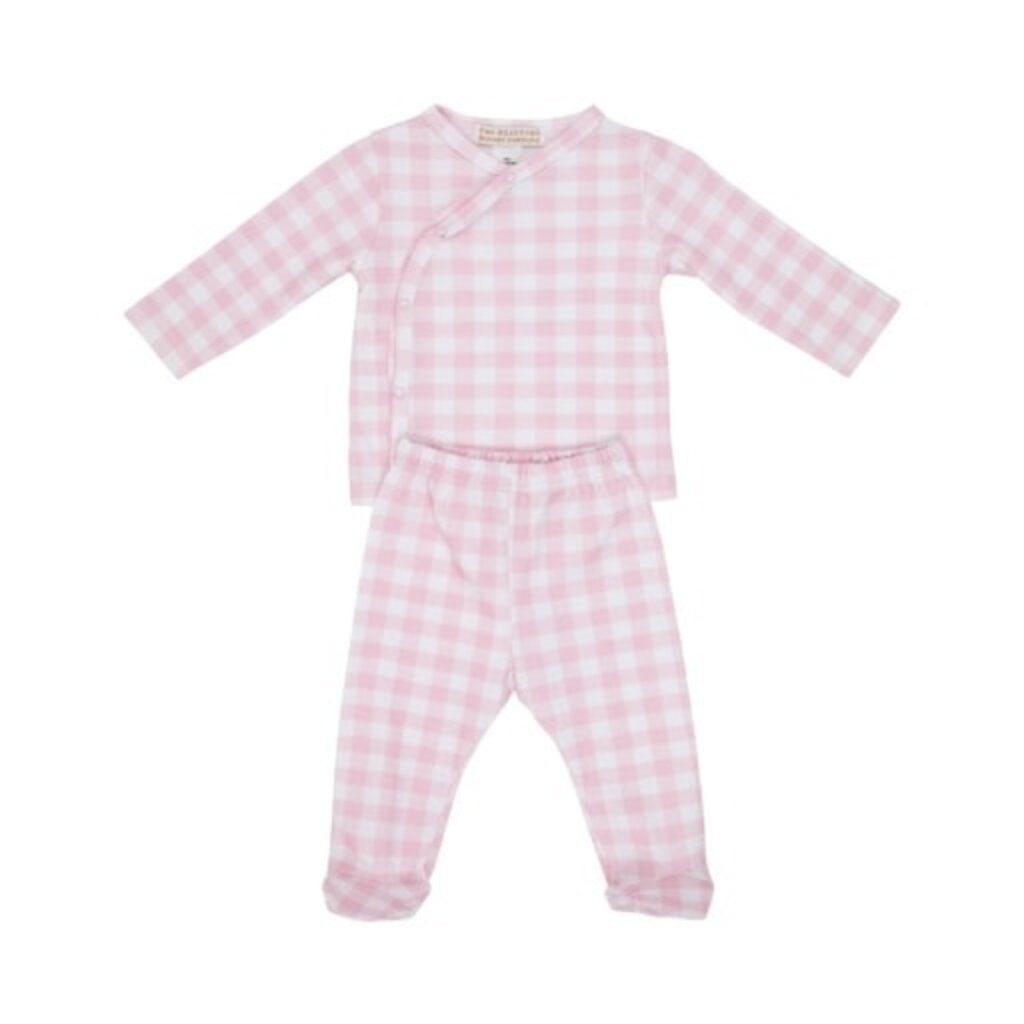 THE BEAUFORT BONNET COMPANY CAMERON CROSS-FRONT SET - Palm Beach Pink