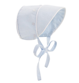 THE BEAUFORT BONNET COMPANY BARRINGER BONNET-BROADCLOTH Buckhead Blue/Worth Ave White