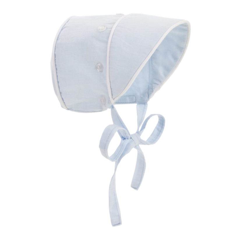 THE BEAUFORT BONNET COMPANY BARRINGER BONNET-BROADCLOTH Buckhead Blue/Worth Ave White