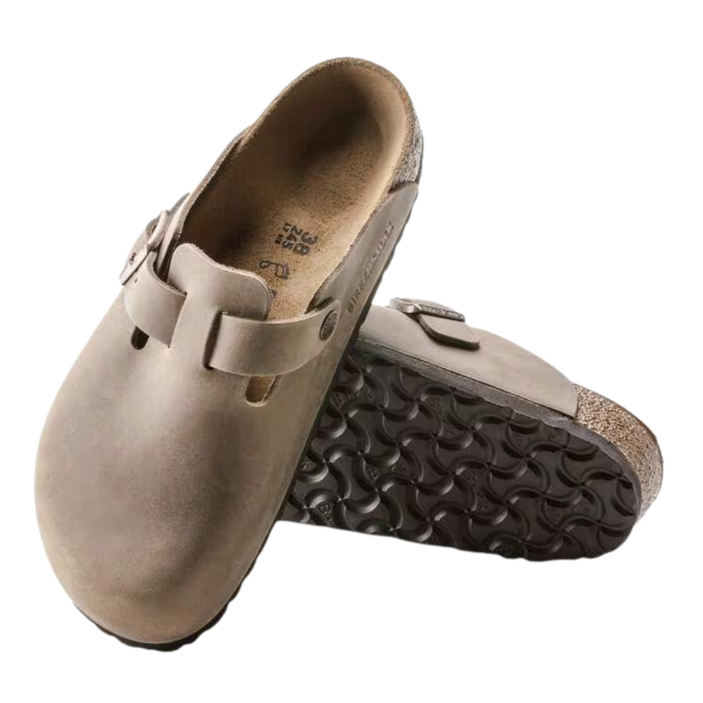 birkenstock BOSTON OILED LEATHER TABACCO BROWN
