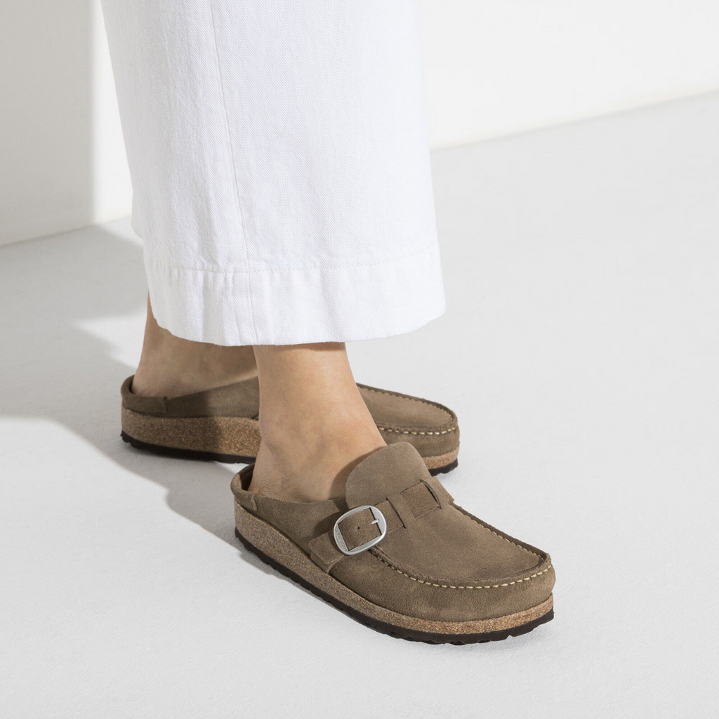 birkenstock BUCKLEY SUEDE-GRAY TAUPE