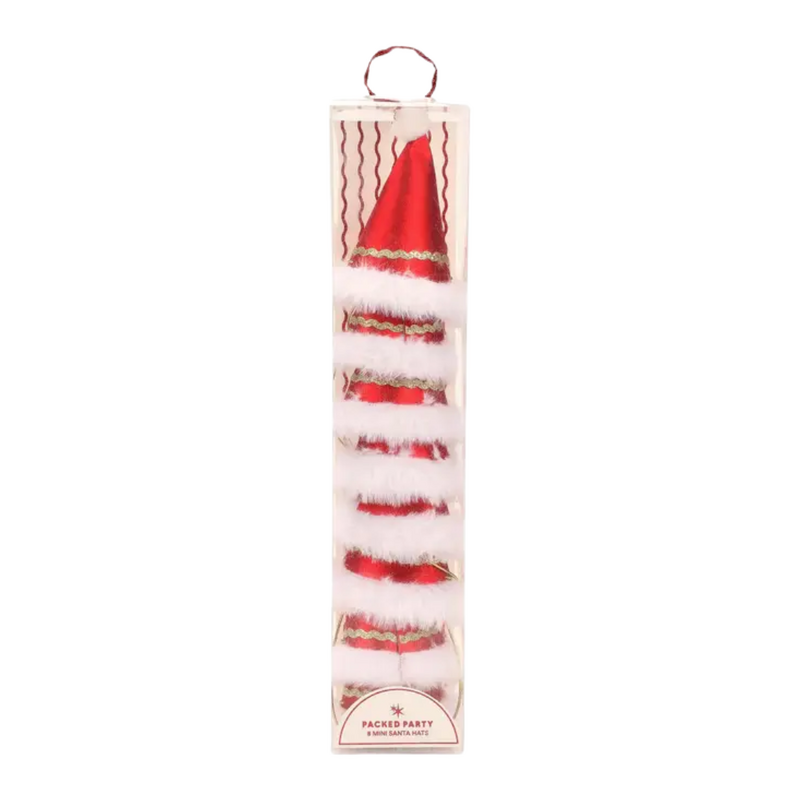 PACKED PARTY Mini Santa Hats Party Set