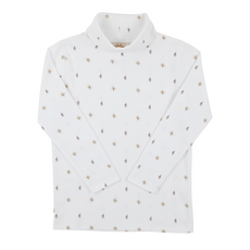THE BEAUFORT BONNET COMPANY TATUM'S TURTLENECK SHIRT Lovely Little Leaves