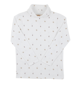 THE BEAUFORT BONNET COMPANY TATUM'S TURTLENECK SHIRT Lovely Little Leaves