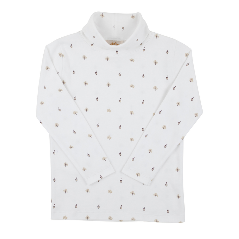 THE BEAUFORT BONNET COMPANY TATUM'S TURTLENECK SHIRT Lovely Little Leaves