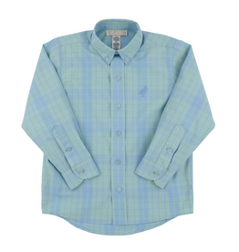 THE BEAUFORT BONNET COMPANY DEAN'S LIST DRESS SHIRT Audubon Park Plaid/Sarasota Sky