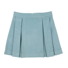 THE BEAUFORT BONNET COMPANY PARSON PLEATED SKIRT-CORDUROY Old Greenwich Green