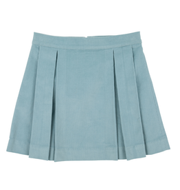 THE BEAUFORT BONNET COMPANY PARSON PLEATED SKIRT-CORDUROY Old Greenwich Green