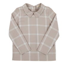 THE BEAUFORT BONNET COMPANY PETER PAN COLLAR SHIRT-FLANNEL-LS Thompson Park Plaid