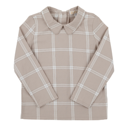 THE BEAUFORT BONNET COMPANY PETER PAN COLLAR SHIRT-FLANNEL-LS Thompson Park Plaid
