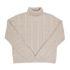 THE BEAUFORT BONNET COMPANY TOWNSEND TURTLENECK SWEATER Osprey Oatmeal