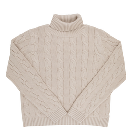 THE BEAUFORT BONNET COMPANY TOWNSEND TURTLENECK SWEATER Osprey Oatmeal