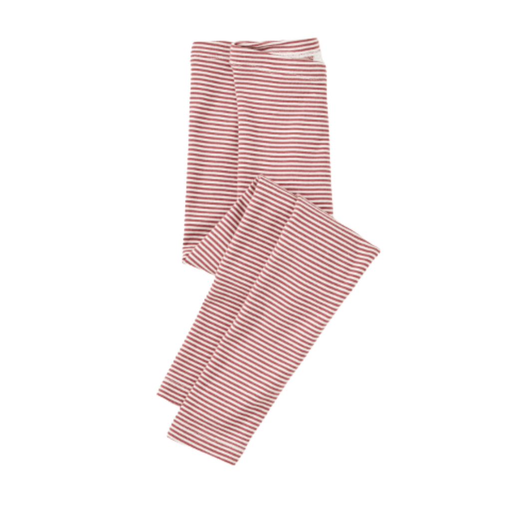 STRIPED LEGGINGS Cherrywood