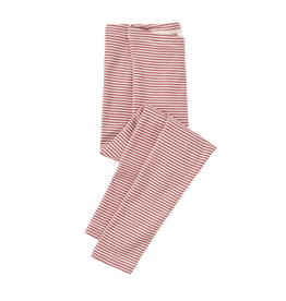 STRIPED LEGGINGS Cherrywood