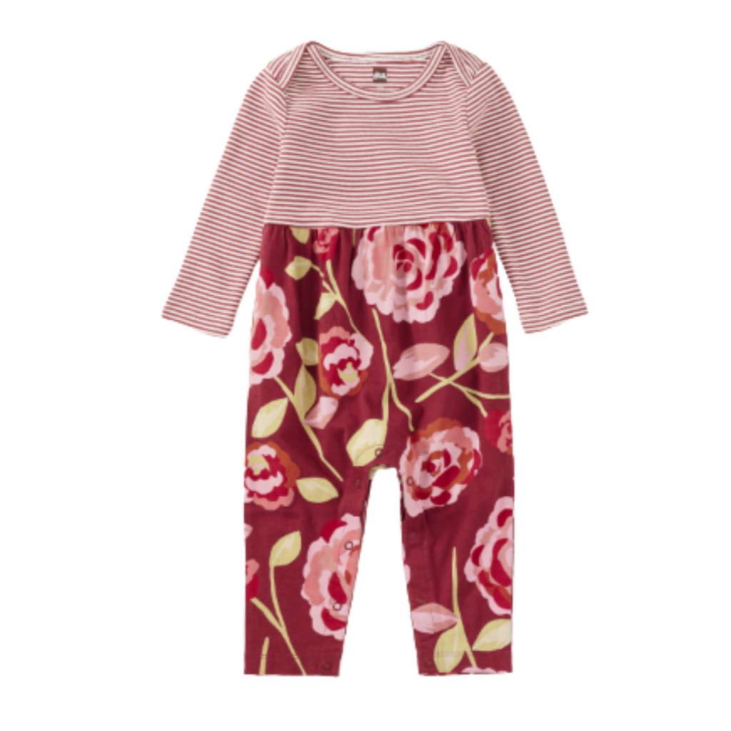 PRINT MIX BABY ROMPER Turkish Rose