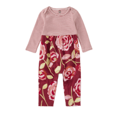 PRINT MIX BABY ROMPER Turkish Rose