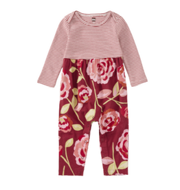 PRINT MIX BABY ROMPER Turkish Rose