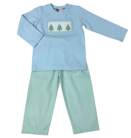 BANANA SPLIT O' Christmas Tree Boys Pant Set