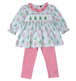BANANA SPLIT O' Christmas Tree Legging Set