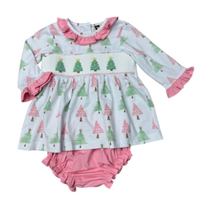 BANANA SPLIT O' Christmas Tree Bloomer Set
