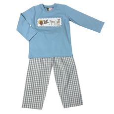 BANANA SPLIT Boys Life Smocked Pant Set