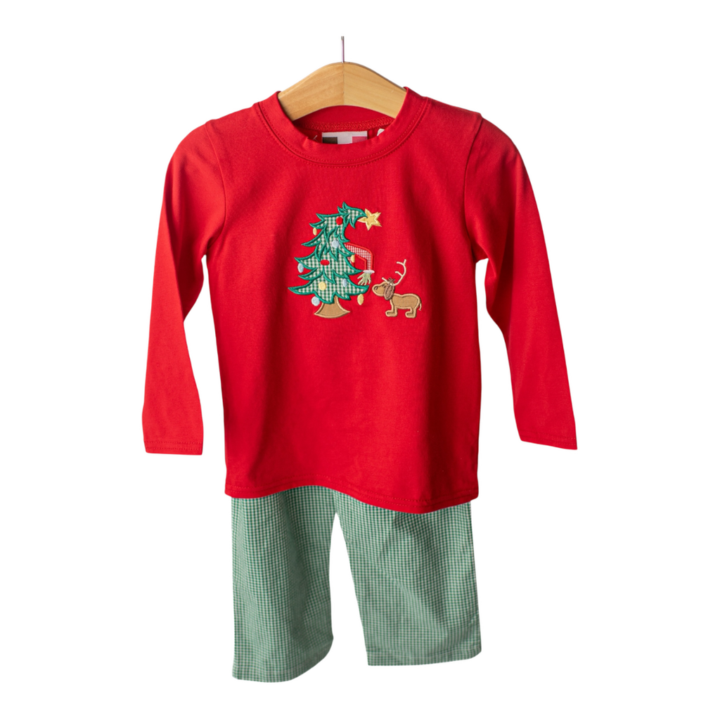 BANANA SPLIT Green & Grumpy Boys Pant Set