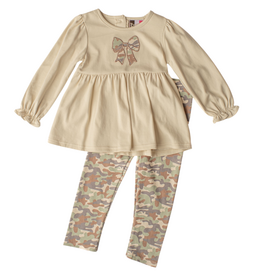 BANANA SPLIT Camo Bow Legging Set