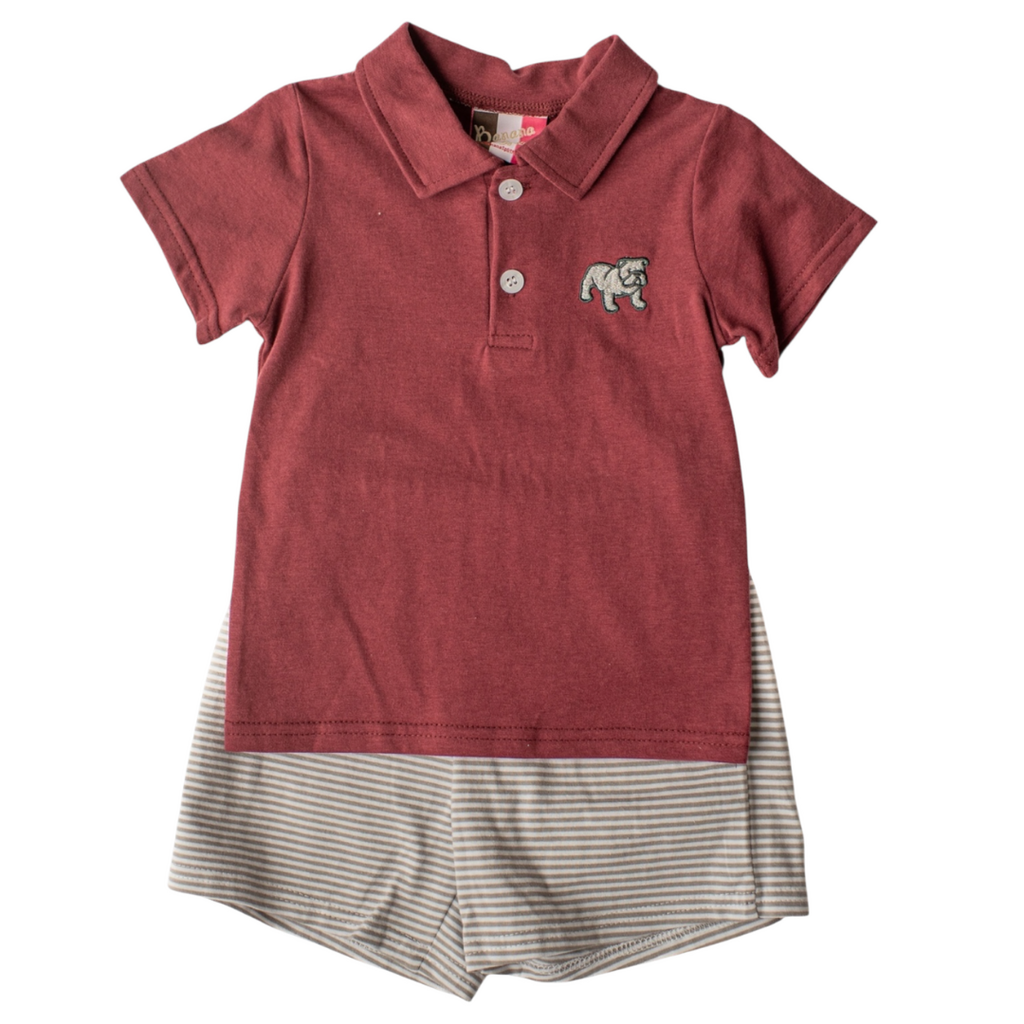 BANANA SPLIT Dawgs Boys Short Set