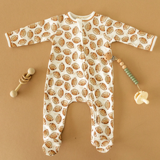 LUNA+ARLO LITTLE CHAMPS ZIPPER FOOTIE