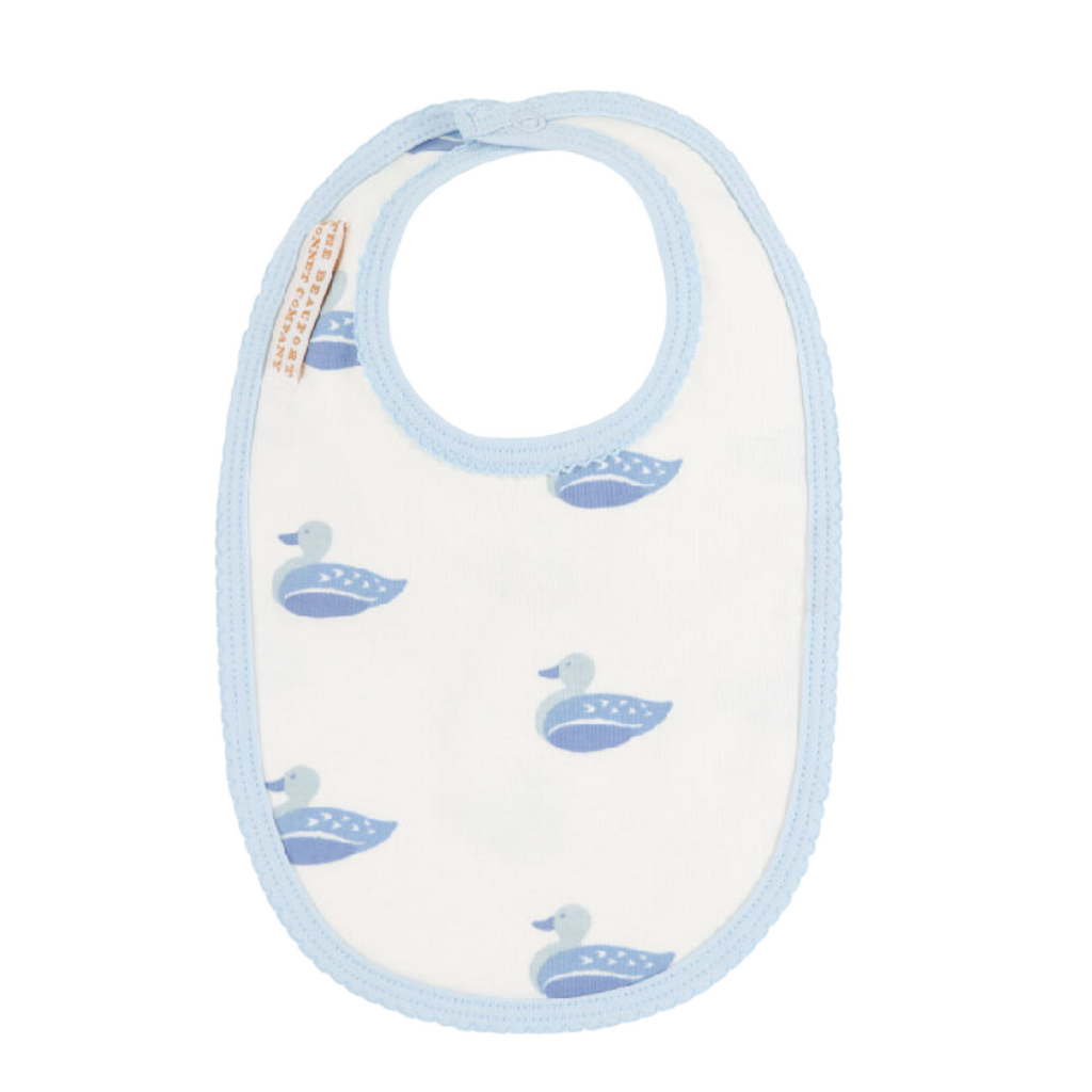 THE BEAUFORT BONNET COMPANY BURP ME BIB - Merrimack Quack Quacks