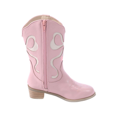 ROCKWILDE KEZEINE-Pink Boot With Bow