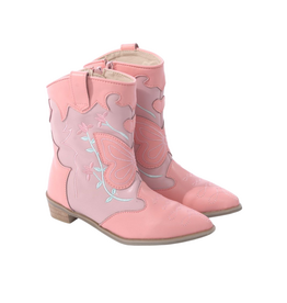 ROCKWILDE KOBE-Pink Boot With Butterfly