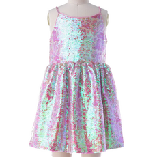 ROCKWILDE Gwynne Iridescent Sequin Dress