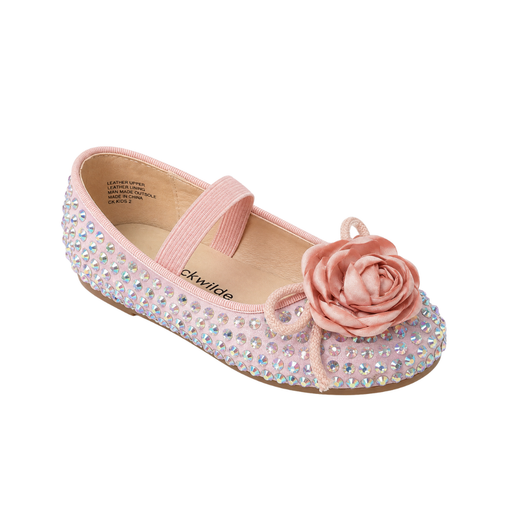 ROCKWILDE Bedazzled Rose Flats