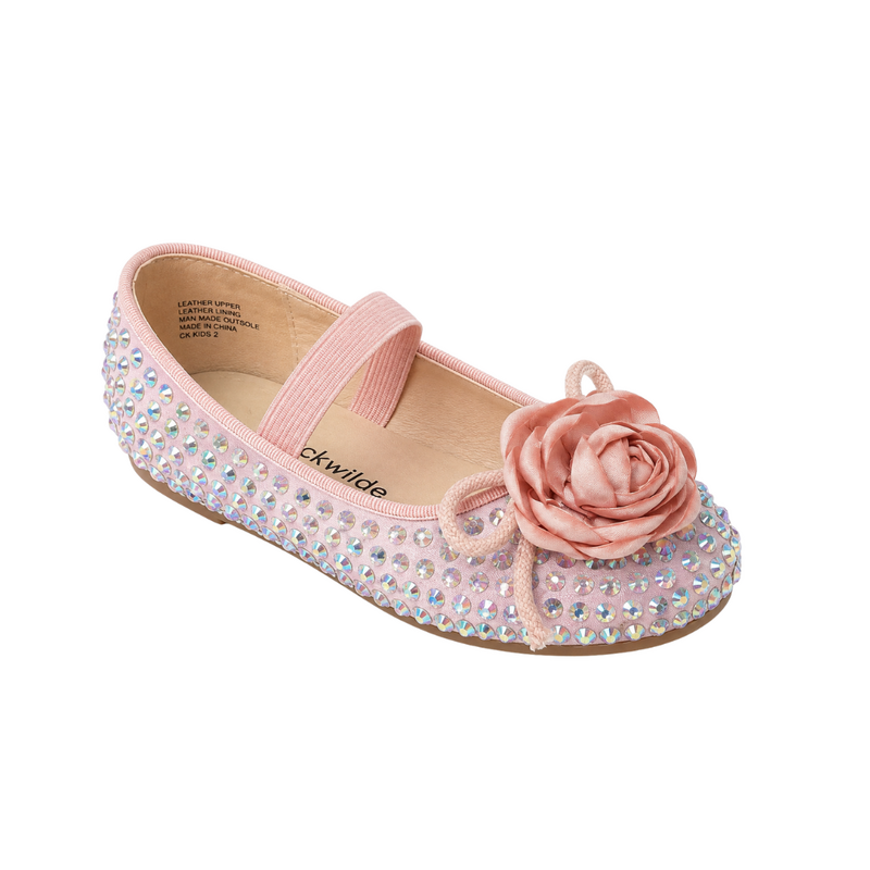 ROCKWILDE Bedazzled Rose Flats