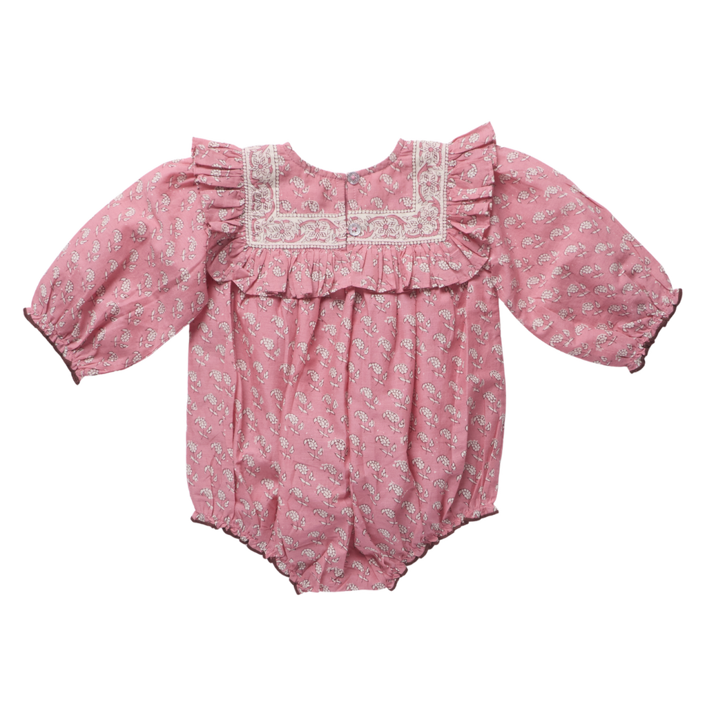 PINK CHICKEN Baby Girls Quinn Bubble - Small Paisley